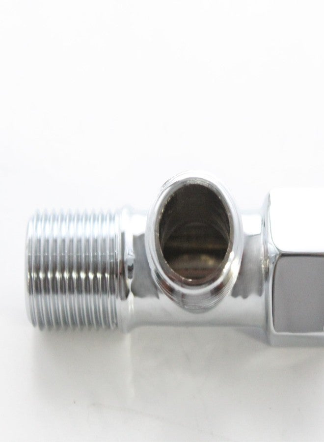 KINIK Chrome Plated Brass Tee Fitting Coupling with Male and Female Thread Connector Adapter (1/2 Inch) - Durable T-Type Pipe Connector for Water, Plumbing, and Industrial Applications - Image 5